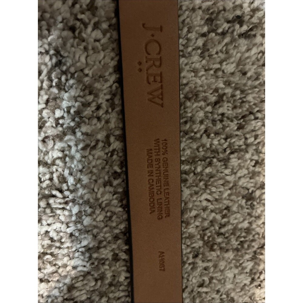 J. Crew, Calf Hair Belt In Leopard Leather S/M 41” $70 - Picture 5 of 8